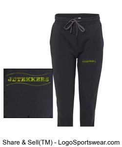 JBTekkers Mens Black Joggers Design Zoom
